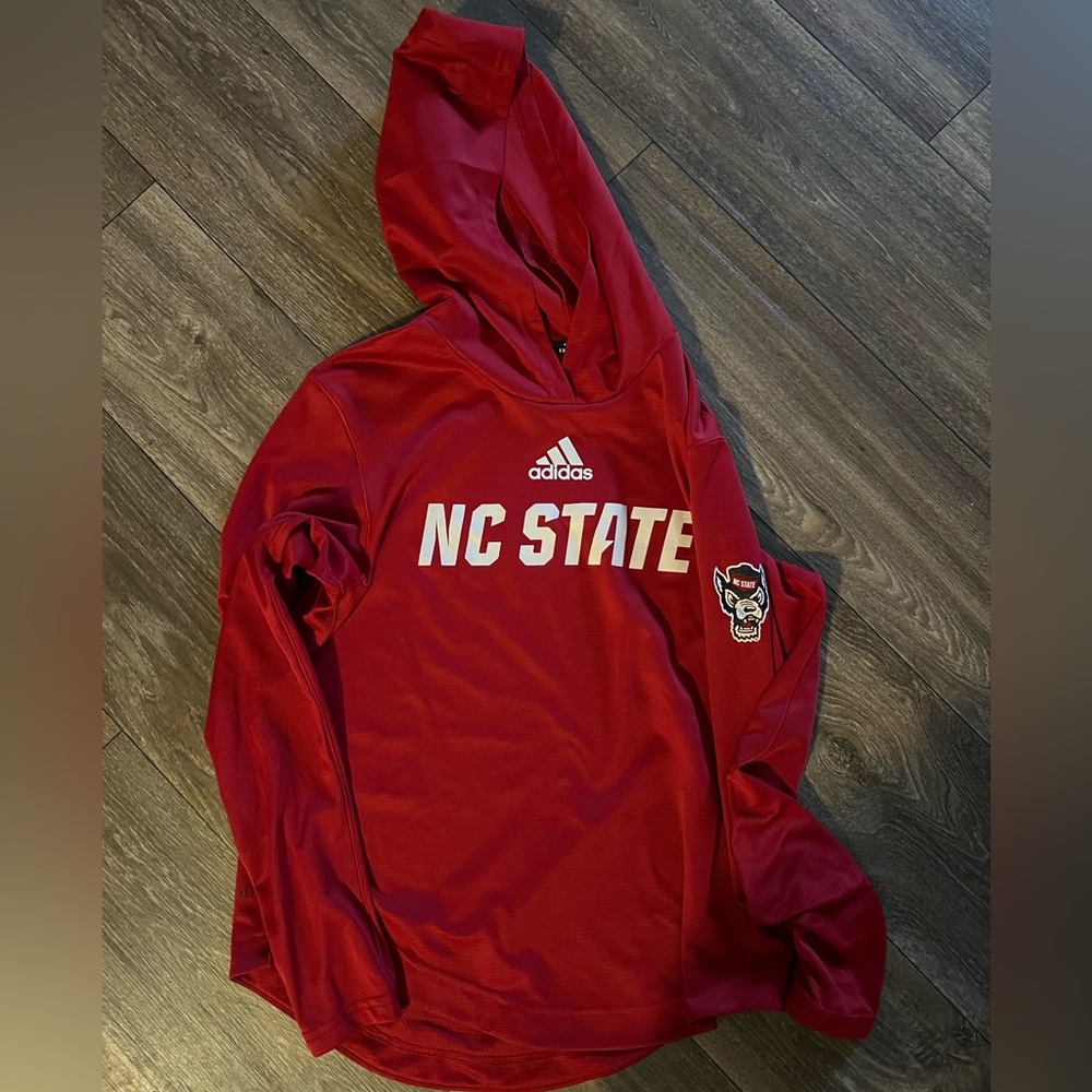 NC State Long Sleeve Hooded Shirt